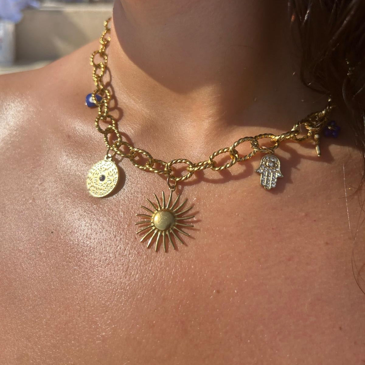 Collier Charms à composé