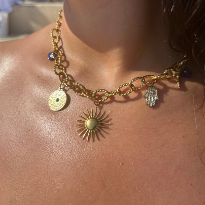 Collier Charms à composé